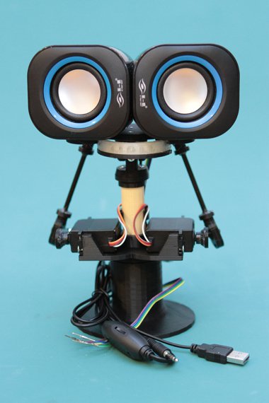 3D Printed Animatronic Robot Head
